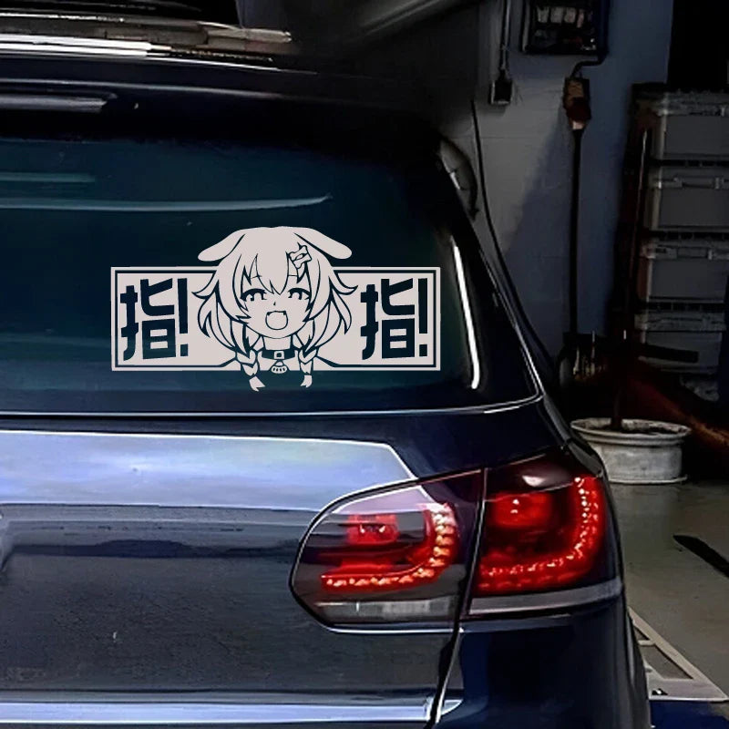 Korone Inugami decal,JAPANESE JDM style decal,anime decal,high quality sticker for cars windows !For a Unique look! (ONLINE ORDER ONLY)