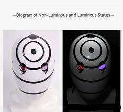 Obito Cosplay Mask: High Gloss Akatsuki Anime Prop