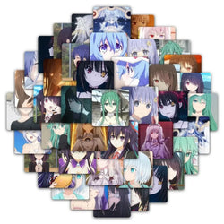 58pcs DATE A LIVE Stickers for Suitcase, Water Cup, Stationery, Phone, Laptop, Refrigerator (ONLINE ORDER ONLY)