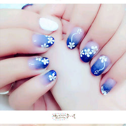 50 Sheets! 3D Flower Nail Art Stickers Decals NOT Repeat Black/White/Colorful Self Adhesive Nail Sticker Decals Random Pattern * (ONLINE ORDER ONLY)