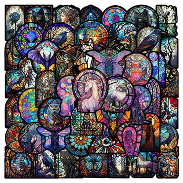 10/30/50pcs Goth Witch Graffiti Anime Stickers Aesthetic Decals Laptop Motorcycle Phone Car Notebook Cool Waterproof Sticker Toy (ONLINE ORDER ONLY)