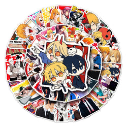 50Pcs Cartoon Cute Waterproof Vinyl Stickers for Kids Skateboard Snowboard Decals (ONLINE ORDER ONLY)