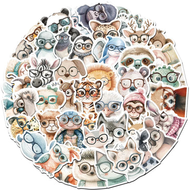 Cute Cartoon Animal Stickers - Waterproof PVC for Bike, Fridge, Bumper (10/30/50pcs) (ONLINE ORDER ONLY)
