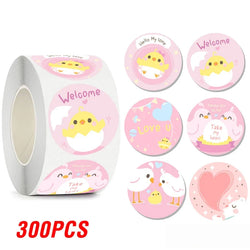 100-500pcs Cartoon Animal Reward Stickers for Kids Cute Gift Decor Stickers Labels School Encourage Children Stationery Stickers (Online Order Only)