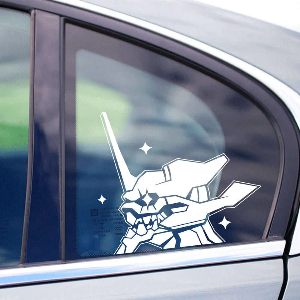 Anime Car Sticker for Robot JDM Sticker Decoration Bumper Window External Accessories Waterproof Die Cutting Vinyl Decals (ONLINE ORDER ONLY)