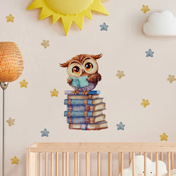 Cartoon Owl Wall Stickers for Kids Room Decoration (Online Order Only)
