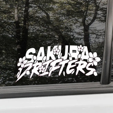Sakura Drifters Brush for JDM Sticker Cherry Blossom Petals Decoration Windshield External Accessories  Waterproof Vinyl Decals (ONLINE ORDER ONLY)