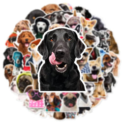 10/30/50PCS Kawaii Dog Hat PVC Sticker Aesthetic DIY Decoration Scrapbooking Accessories Stationery School Supplies for Kids (ONLINE ORDER ONLY)
