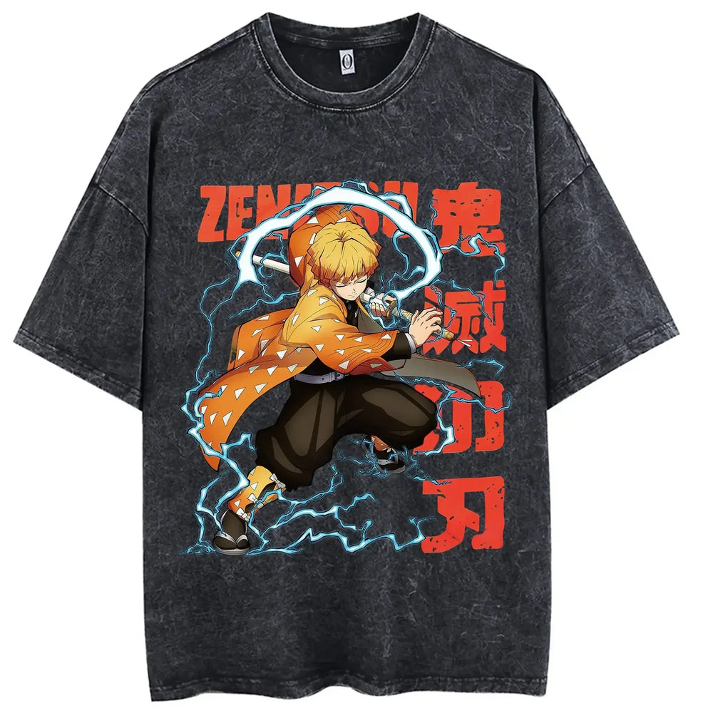 Demon Slayer Hooded Sweatshirt: Oversized Anime Streetwear (ONLINE ORDER ONLY)