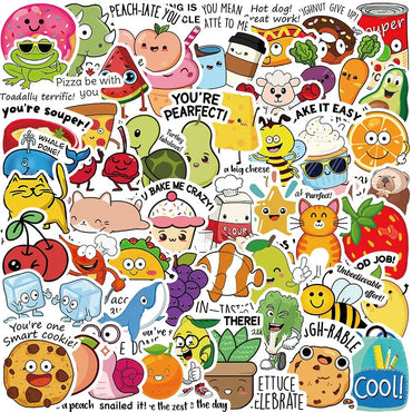 50PCS Animal Cartoon Reward Stickers for Kids - Teacher Supplies & Gifts (ONLINE ORDER ONLY)
