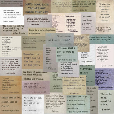 10/30/60pcs Vintage celebrity quotes Stickers Decals Cartoon Graffiti DIY  Notebook Luggage Wall Decoration PVC Sticker (ONLINE ORDER ONLY)