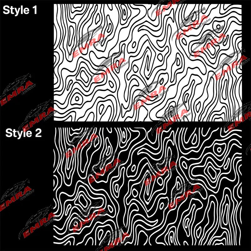 Universal Topography Quarter Window Car Sticker Suitable For Most Decoration Accessories Die Cutting Vinyl Decals (ONLINE ORDER ONLY)