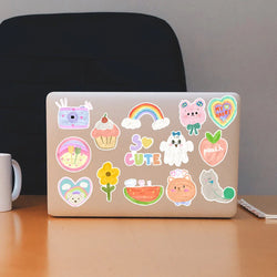10/30/50PCS Cute Cartoon Toy Stickers For Kids DIY Decoration Gift Phone Laptop Luggage Guitar Helmet Car Notebook Sticker Decal (ONLINE ORDER ONLY)