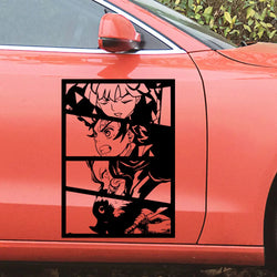 Japanese Anime Ghost Squad for Car Sticker Decoration Car Side Door Anime Sticker External Accessories Waterproof Vinyl Decals (ONLINE ORDER ONLY)