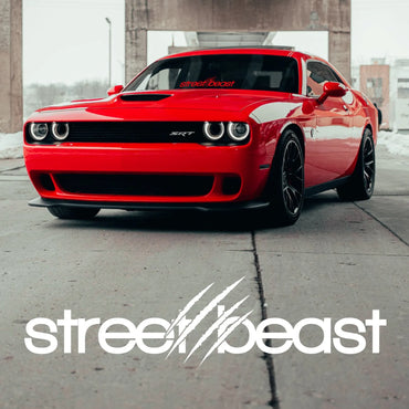 Street Beast for Car Sticker Decoration Windshield Banner JDM Sticker Claw Mark External Accessories Waterproof PVC Vinyl Decals (ONLINE ORDER ONLY)