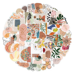 Retro Pop Art Graffiti Stickers - 10/30/50/100PCS Aesthetic Decals for Skateboard, Laptop, Phone, Car (ONLINE ORDER ONLY)