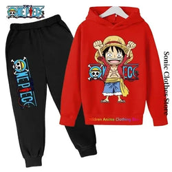 One Piece Hoodies Kids Fashion 2025 Luffy Pullover (ONLINE ORDER ONLY)