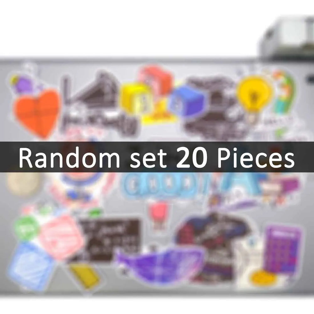 20/30/50Pieces Funny Science Graffiti Maths Formula Stickers for Phone Scrapbook Stationery Luggage Bike Car Laptop Sticker Toys (Online Order Only)