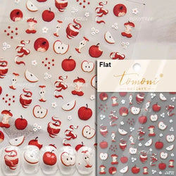 Colorful Swimsuit Bikini Fresh String Bag Vegetables Fruits Summer Beach Underwear Sunscreen Nail Art Stickers Manicure Decals (ONLINE ORDER ONLY)