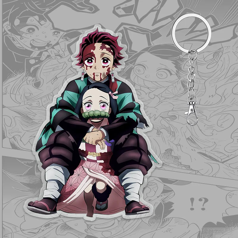 Demon Slayer Keychain: Tanjiro 6cm Acrylic Bag Pendant (ONLINE ORDER ONLY)