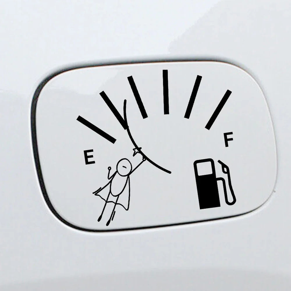 Hero Empty Full Gas Gauge Sticker for Car Fuel Tank Cap Door Decoration Exterior Accessories Outdoor Stickers Vinyl Decals (ONLINE ORDER ONLY)