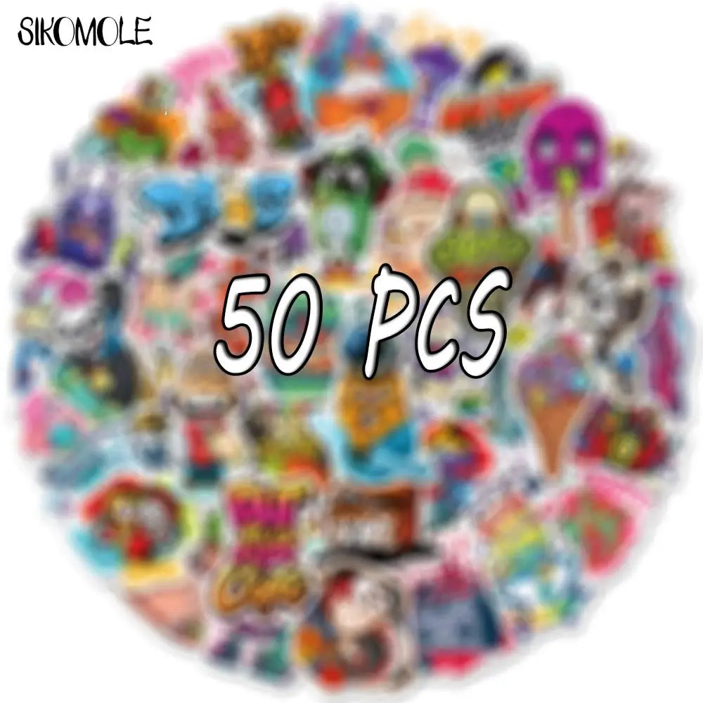 Cartoon Graffiti Stickers Waterproof Decals for Car, Skateboard, Laptop (Online Order Only)