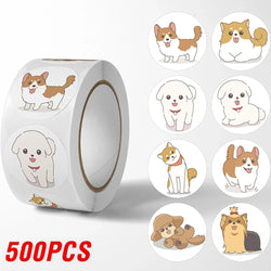 100-500pcs Panda Cute Cartoon Stickers 1inch Reward Sticker Gift Decoration Stationery Stickers (Online Order Only)