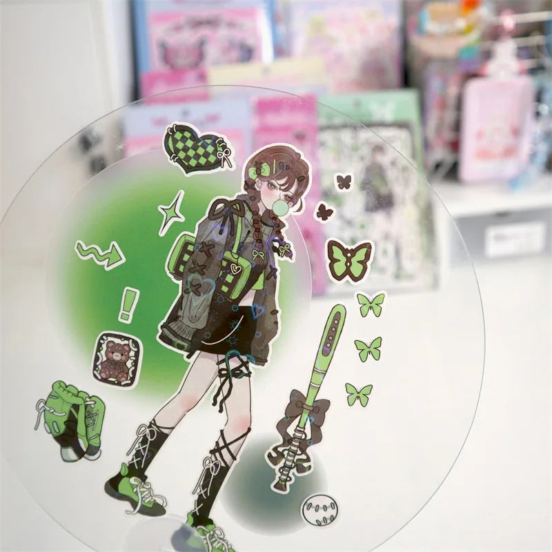 Cute Butterfly Fairy Series Sticker Girl Scrapbooking Hand Account Stickers Korean ins Idol Card DIY Deco Material Stationery (ONLINE ORDER ONLY)