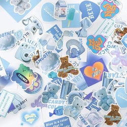 40/60Pcs/box Retro Girls House Series Sticker Hand Account DIY Album Decoration Scrapbooking Stickers Kawaii Korean Stationery (ONLINE ORDER ONLY)