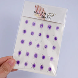 3D Blush Gradient Nail Art Stickers 12-Colors Aha Self-adhesive Rainbow Jelly Slider Japanese Style Translucent Gel Polish Wraps (ONLINE ORDER ONLY)