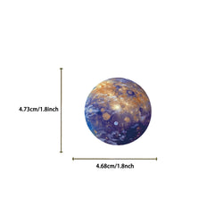 50pcs Retro Astronomy Universe Planets Stickers for Suitcase Phone Notebook Galaxy Moon Astrology Aesthetic Decals Sticker (Online Order Only)
