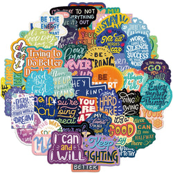 Healing Inspirational Stickers for Suitcase Skateboard Laptop Luggage Phone DIY Decal (ONLINE ORDER ONLY)
