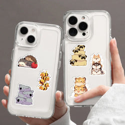 60pcs Cartoon Fun Animal Sticker Toy Skateboard Guitar Computer Refrigerator Desk Personality Graffiti Creative Decoration (ONLINE ORDER ONLY)