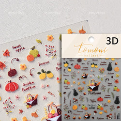 Cute Food Dog Baking Cookies Bread Rabbit Cheese Pudding Croissant Doughnut Adhesive Nail Art Decoration Sticker Manicure Decals (ONLINE ORDER ONLY)