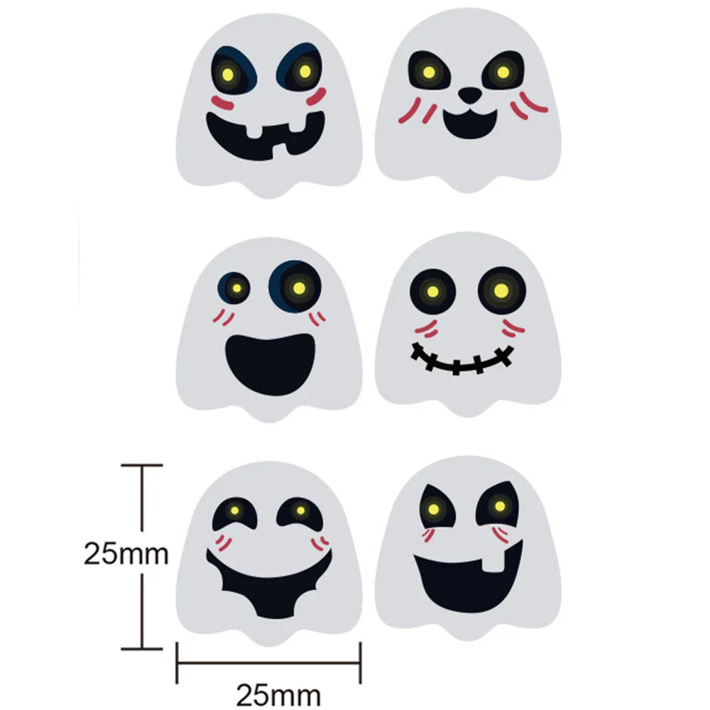 100-500pcs Halloween Sticker Sealing Label Stickers Adhesive Sticker For Gifts Handmade Envelope DIY Stationery Stickers (ONLINE ORDER ONLY)