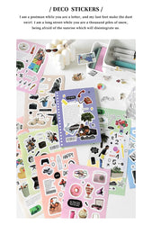 20 Sheets Future Expectation Series Stickers Book Scrapbooking Journal Creative Stationery DIY Decorative Stickers Aesthetic (ONLINE ORDER ONLY)