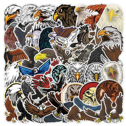 Sky Overlord Eagle Cartoon Stickers for Phone Laptop Luggage Skateboard Kids Gift (ONLINE ORDER ONLY)