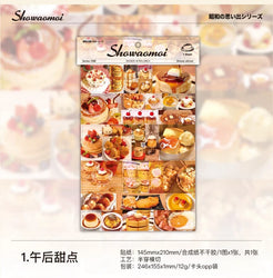 1Piece Showa Memories Series Cute Sticker for Phone Camera Luggage Journal Sticker Kawaii Decoration Sticker Gift (ONLINE ORDER ONLY)