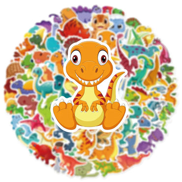 10/30/50/100pcs Cute Cartoon Dinosaur Sticker Packs For Kids (ONLINE ORDER ONLY)