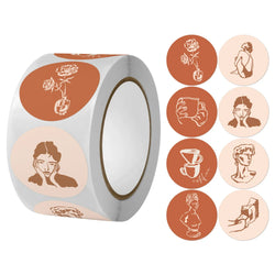 100-500pcs Cute Scrapbooking Stationery Stickers Envelope Sealing Label Personalized Small Business Gift Decor Stickers (ONLINE ORDER ONLY)