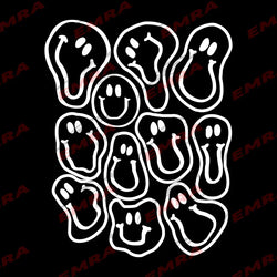Holographic Funky Smile for Car Sticker Decoration Notebook Motorcycle Stickers External Accessories Waterproof PVC Vinyl Decals (ONLINE ORDER ONLY)