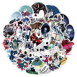 10/30/50PCS Game Hollow Knight Graffiti Stickers Cartoon Decal Kids Toy Laptop Phone Luggage Skateboard Car Waterproof Sticker (ONLINE ORDER ONLY)