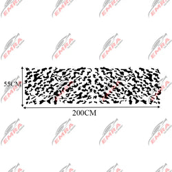 Competition Car Sticker External Accessories Decoration Side Car Side Camouflage Stickers Racing Style Die Cutting Vinyl Decals (ONLINE ORDER ONLY)