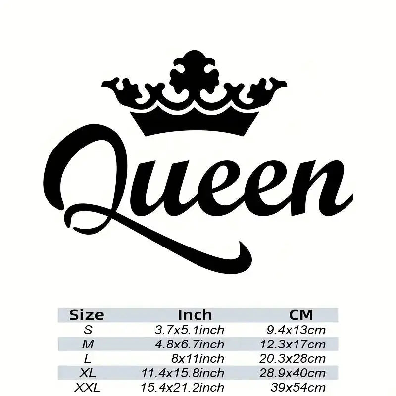 CROWN QUEEN Car Stickers, Fashion Waterproof Vinyl Decal Auto Sticker Car Styling Decoration Accessories (ONLINE ORDER ONLY)