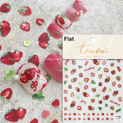 Colorful Swimsuit Bikini Fresh String Bag Vegetables Fruits Summer Beach Underwear Sunscreen Nail Art Stickers Manicure Decals (ONLINE ORDER ONLY)