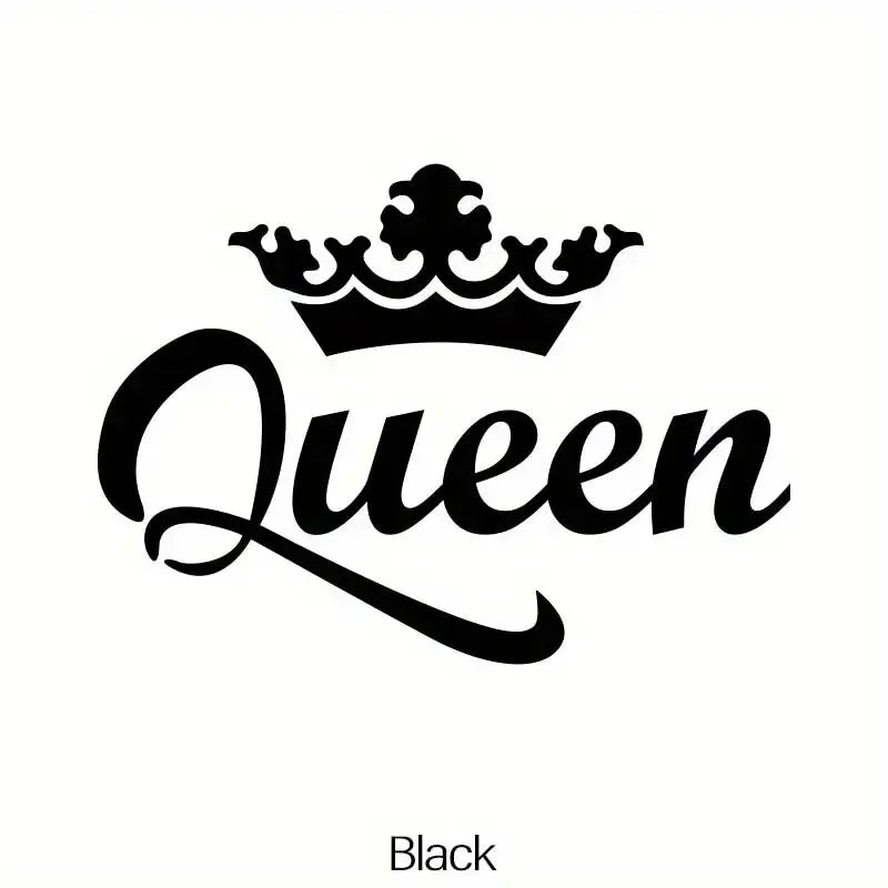 CROWN QUEEN Car Stickers, Fashion Waterproof Vinyl Decal Auto Sticker Car Styling Decoration Accessories (ONLINE ORDER ONLY)