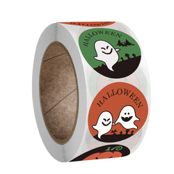 100-500Pcs Halloween Stickers Round party gift decoration sticker Handmade Envelope Sealing Label Stickers Stationery Sticker (Online Order Only)