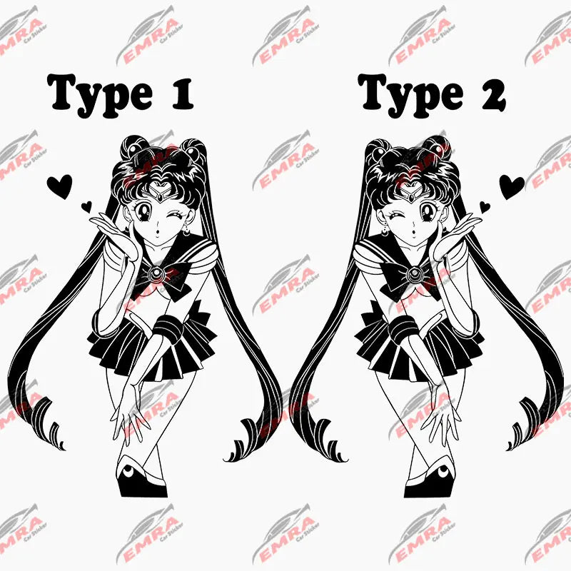 Anime Sticker For Car Sticker Maiden Whole Body Decoration External Accessories Waterproof  PVC Vinyl Decals (ONLINE ORDER ONLY)