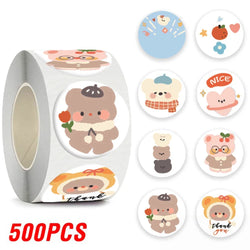 100-500pcs Cartoon Animation Children's Toy Sticker School Classroom Training Motivational Stickers Stationery Labels (ONLINE ORDER ONLY)