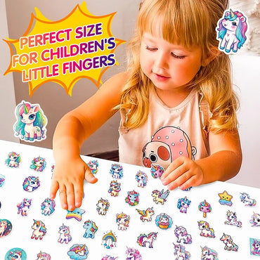 10/30/50PCS Unicorn Flight PVC Sticker Aesthetic Decoration Scrapbooking Children's Korean Stationery School Supplies for Kids (Online Order Only)